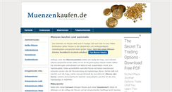 Desktop Screenshot of muenzenkaufen.de